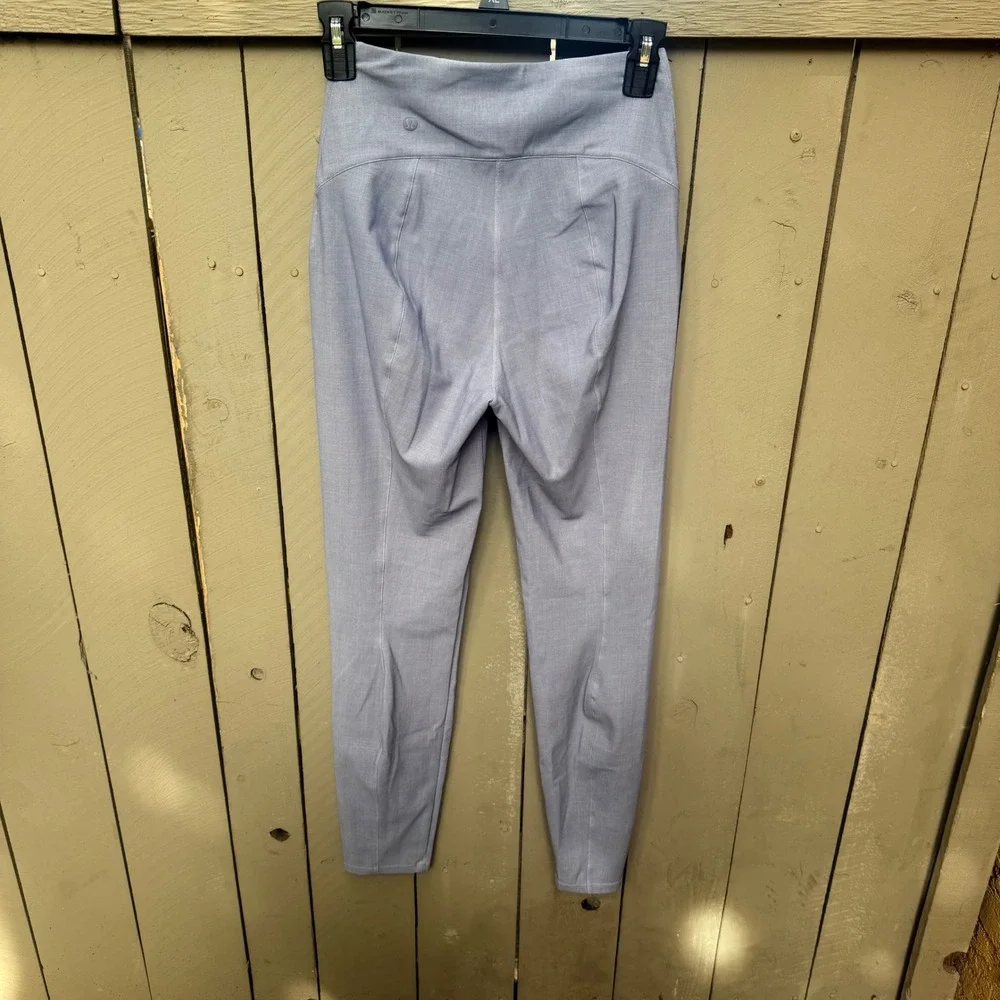 Lululemon Here to There High Rise 7/8 Pant‎ Grey Heathered Slim Fit 4 stretchy